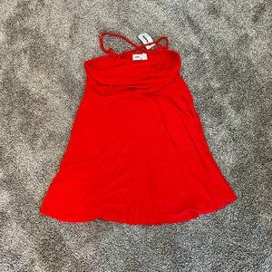 Daytrip Red dress w/ straps Women's XL new